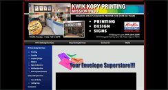 Desktop Screenshot of kwikkopymv.com